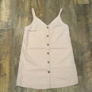Topshop tank dress.  Pale pink.  Size 8.